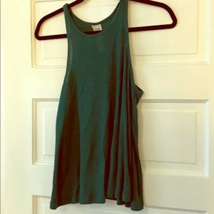 Free people ribbed high neck tank